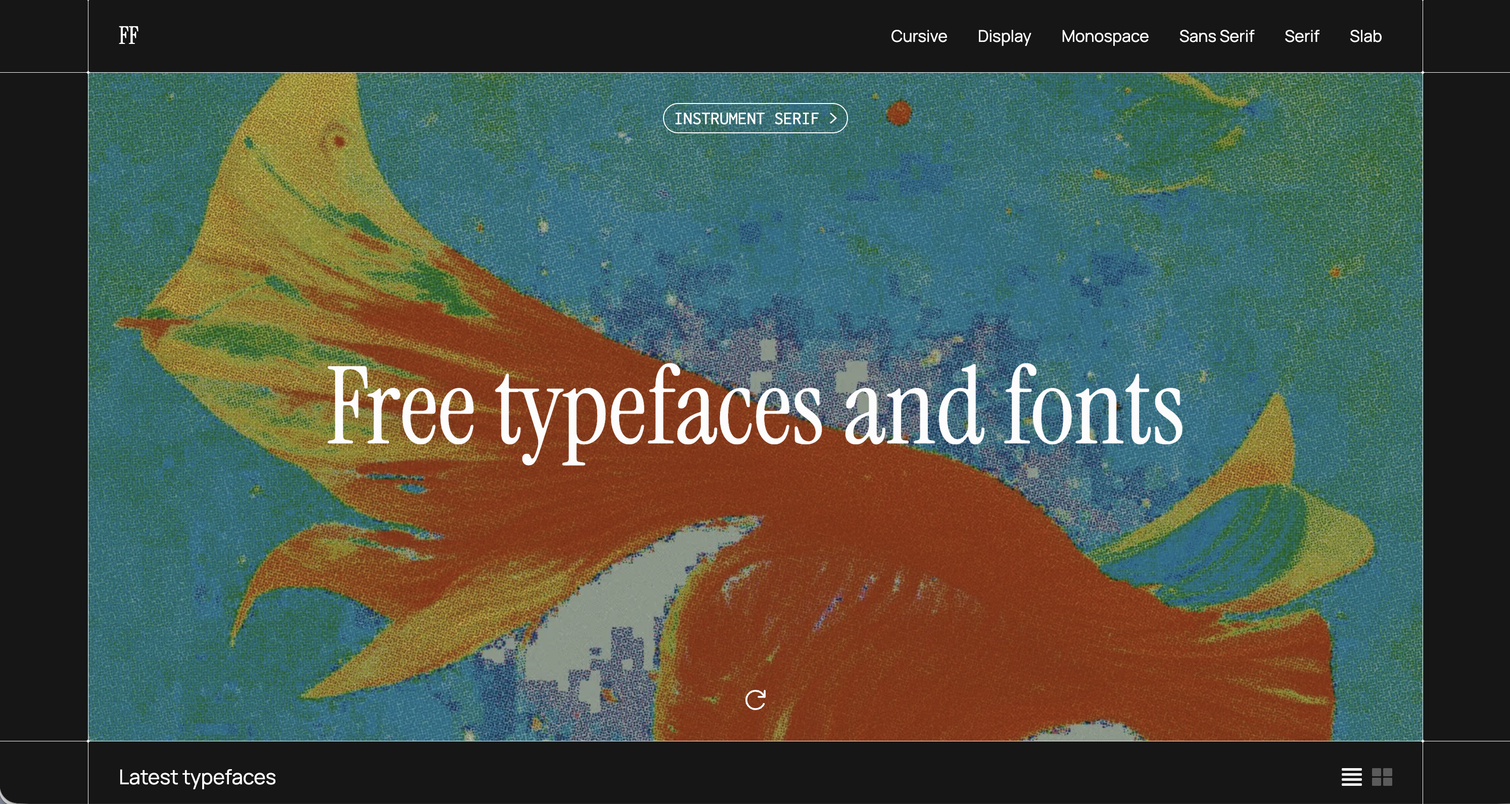 Free Faces gallery of free typefaces