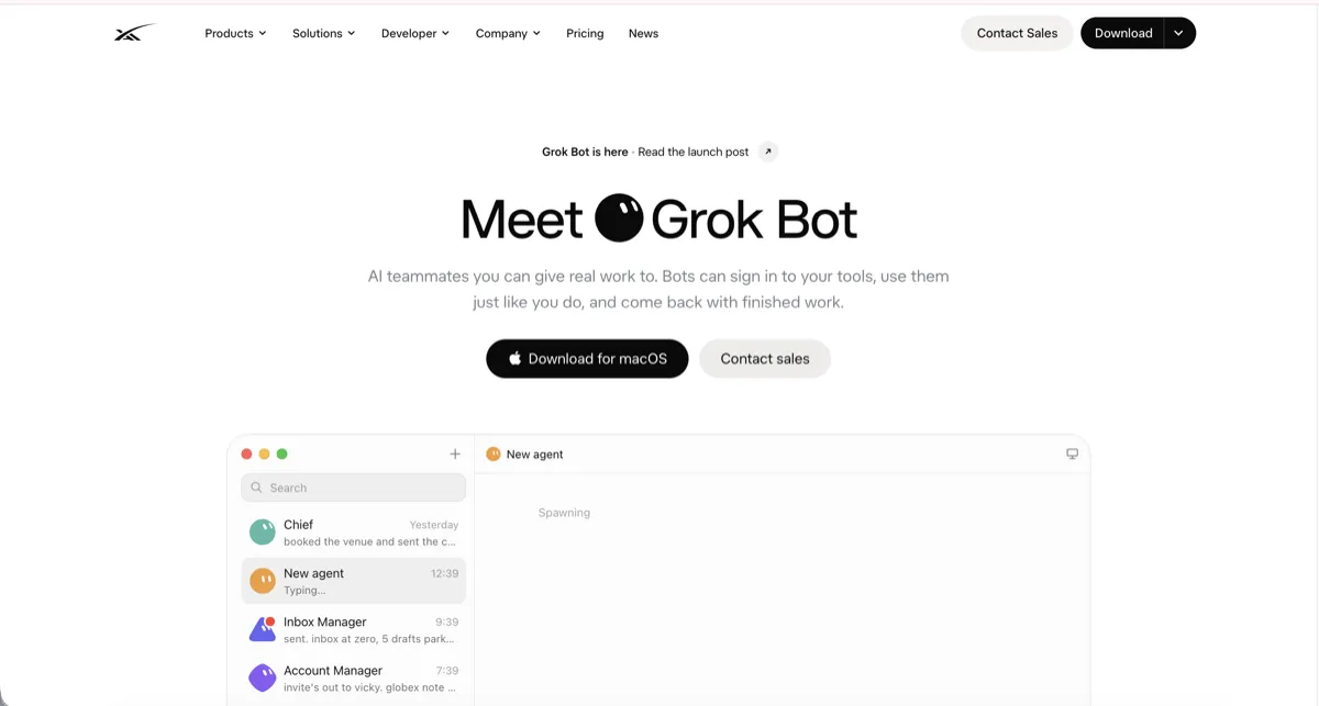 Grok bot